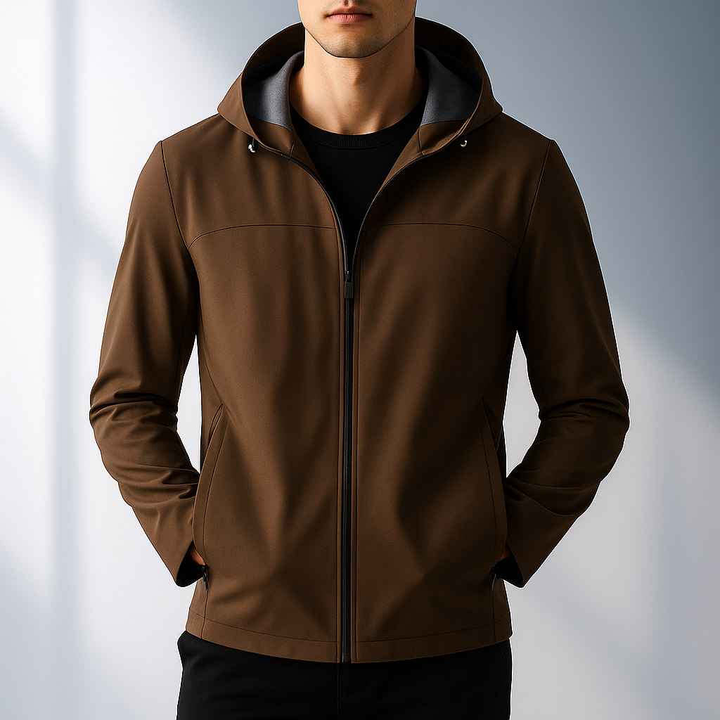 Chaqueta de hombre para invierno con capucha y aislamiento térmico