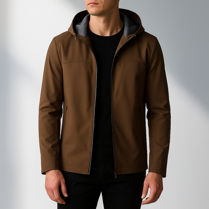 Chaqueta de hombre para invierno con capucha y aislamiento térmico