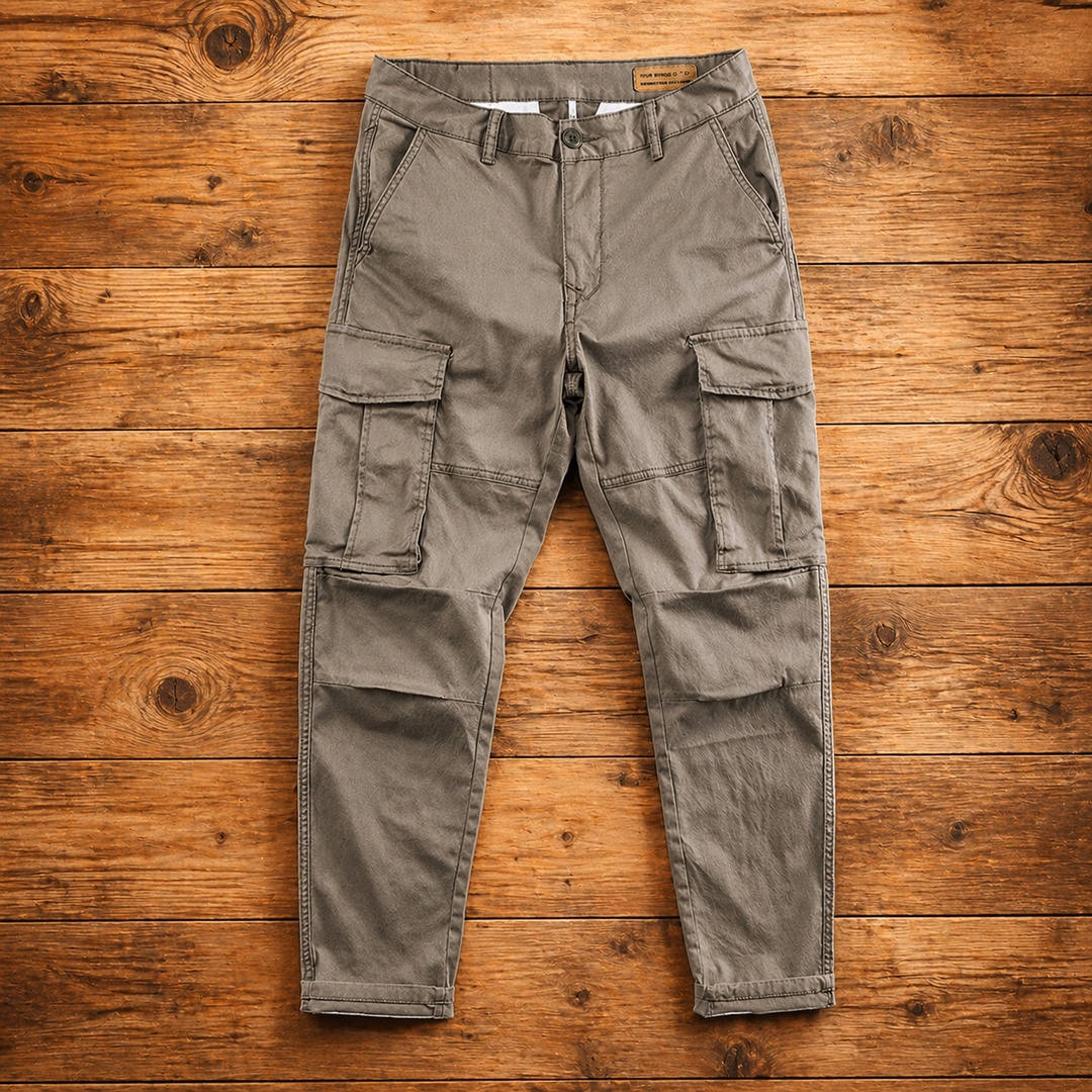 Pantaloni Cargo Uomo Slim con Multitasche – Vestibilità Regolare