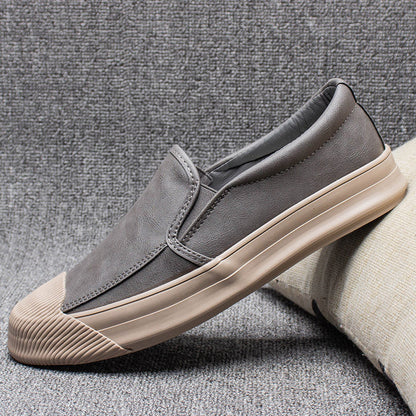 Men's Shoes with Artificial PU Upper and Rubber Sole