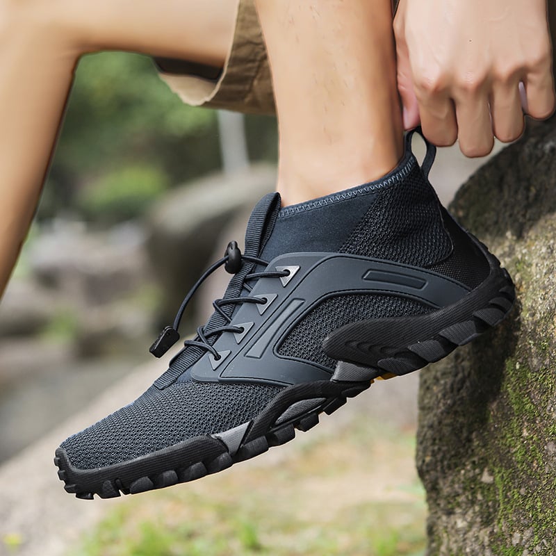 Scarpe da Trekking da Uomo a Mezza Gamba con Suola in Gomma Antiscivolo per Outdoor