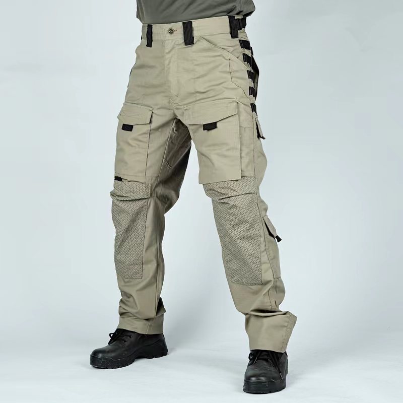Pantaloni Uomo da Allenamento Mimetici Multi-Tasca per Outdoor – Design Funzionale