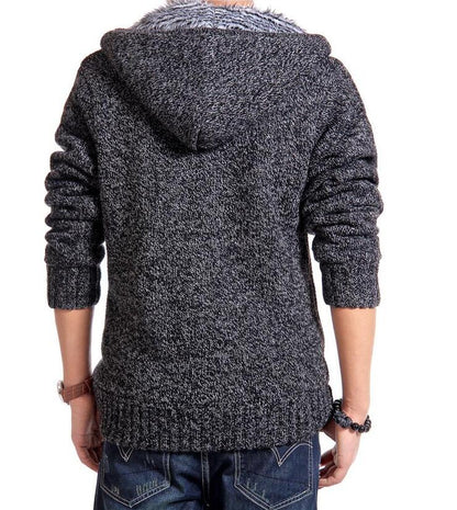 Men's Winter Jacket in Mixed Fabric