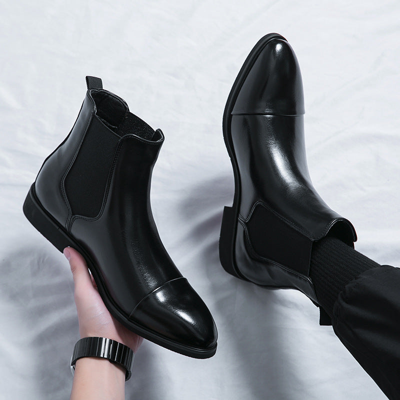 Men's Chelsea Boots With British-Inspired Design And Smooth Finish