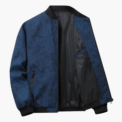 Elegant Men's Bomber Jacket for L'Autumn, with a Classic Silhouette and a Soft Fabric Finish.