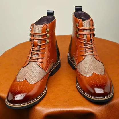 Zapatos Brogue para Mujer con Diseño Bicolor