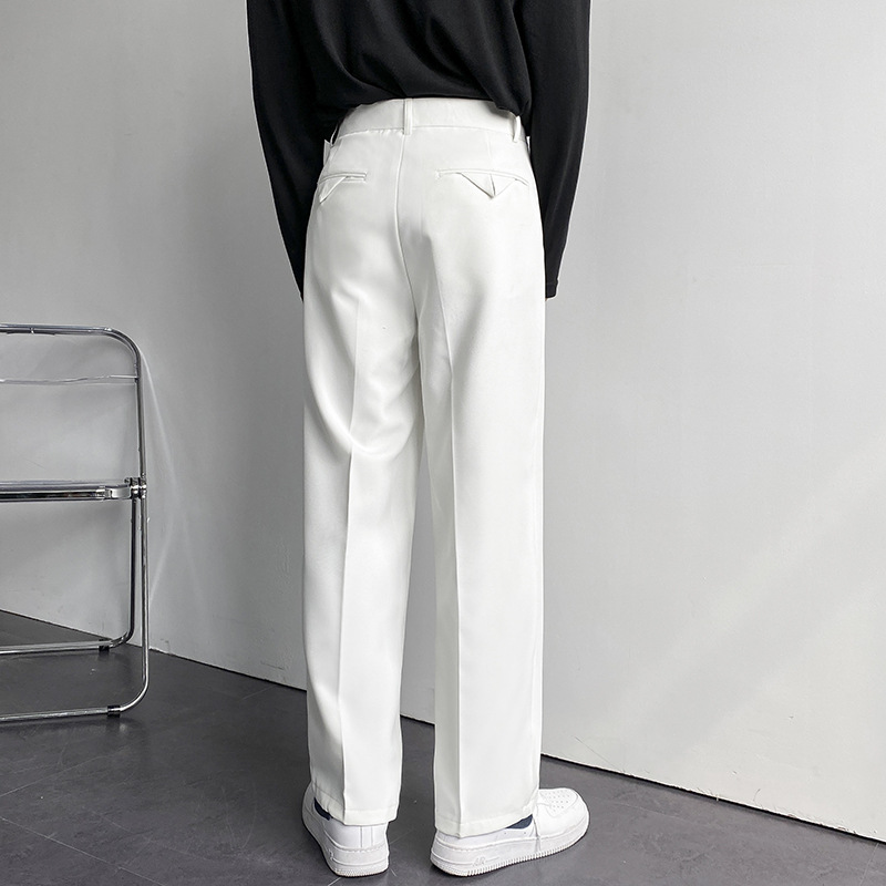 Men's Tailored Pants with Clean Cut and Sharp Lines
