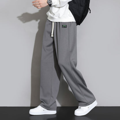 Pantaloni da Tuta Uomo a Gamba Dritta con Vestibilità Ampia – Stile Casual Sportivo