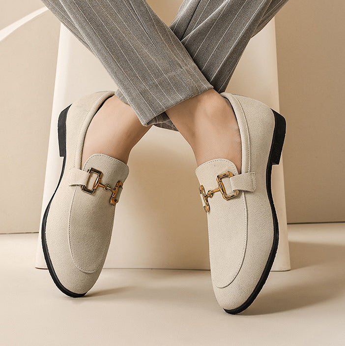 Men's Slip-On Driving Moccasins with Round Toe