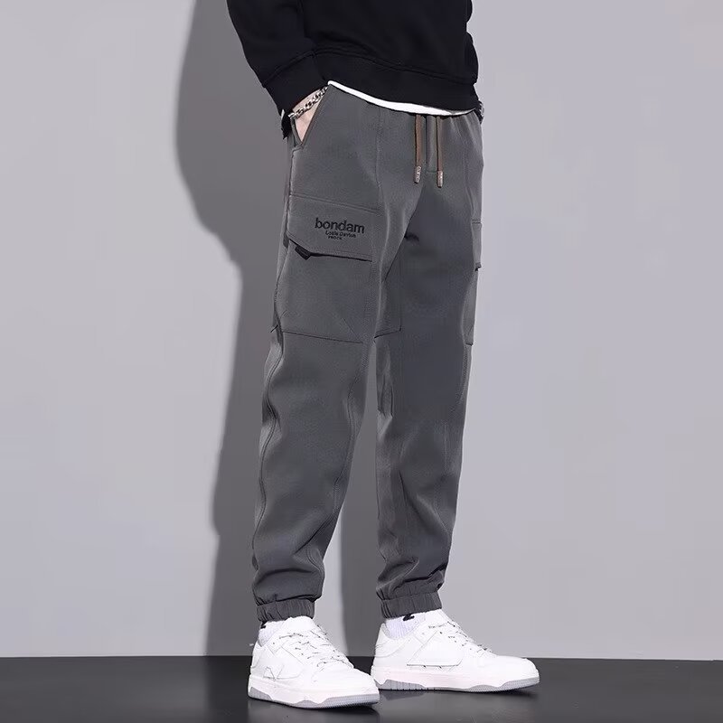 Pantaloni Jogger Uomo Sportivi con Coulisse – Slim Fit e Gamba Dritta