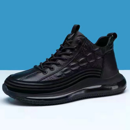 Scarpe Invernali da Uomo con Cuscinetto d’Aria, Fascia Elastica e Design Intagliato