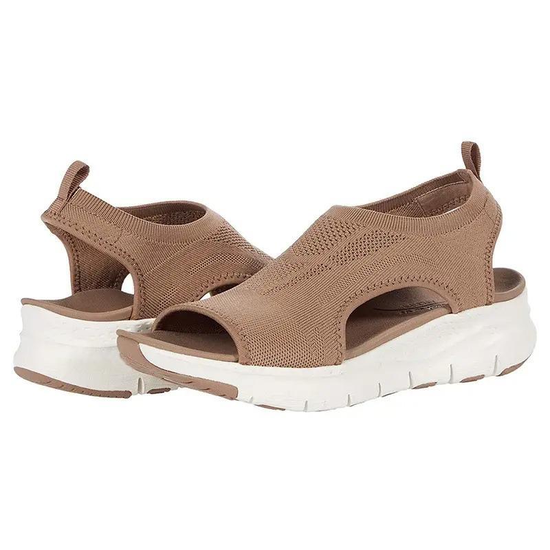 Sandali Estivi Donna Slip On con Supporto Arco Plantare e Plantare Sagomato – Stile Sandali