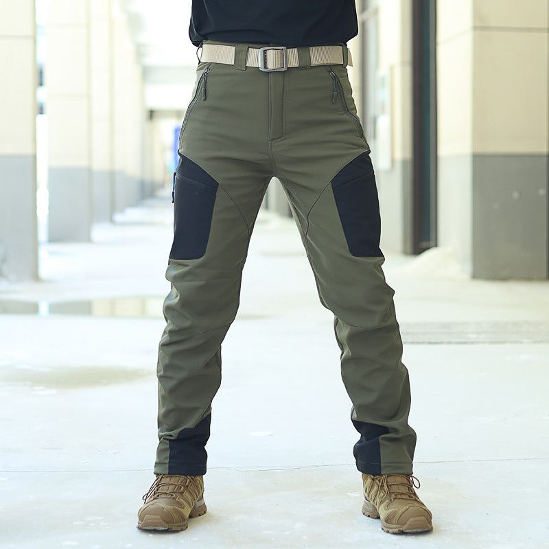 Pantaloni Tattici Uomo da Lavoro Soft Shell Multi-Tasche – Design Funzionale