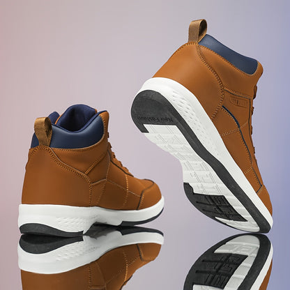 Scarpe Outdoor Uomo Alte per Tutte le Stagioni con Lacci e Suola Antiscivolo – Stile Funzionale