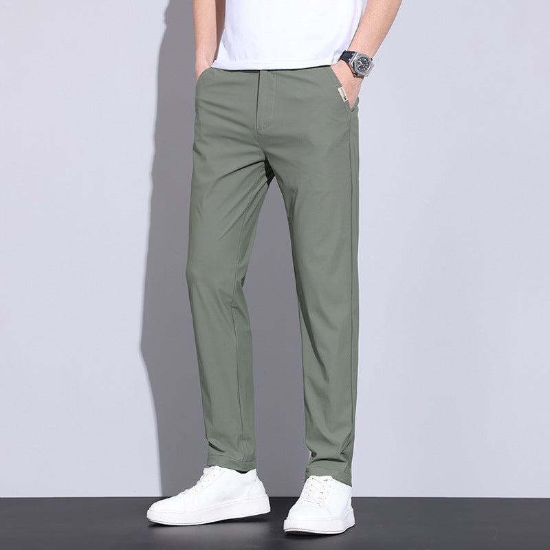 Pantalones Hombre Slim Elásticos de Secado Rápido – Diseño Dinámico