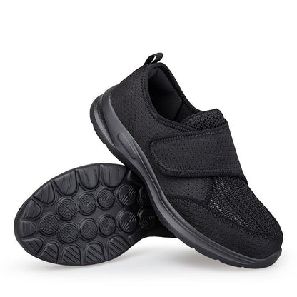 Zapatos de paseo para hombre de malla transpirable con cierre elástico