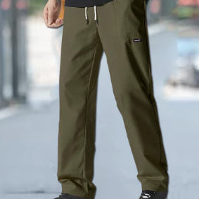 Men's Straight-Leg Pants with Loose Fit – Everyday Casual Style