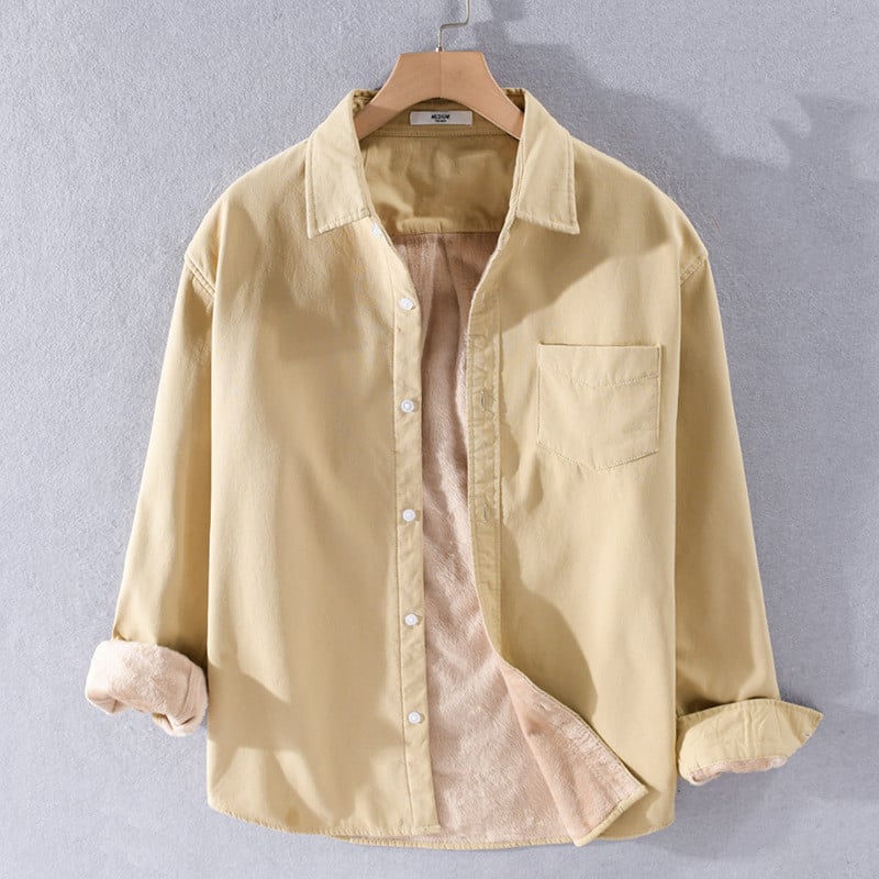 Men's Slim Fit Shirt with Pocket Detail