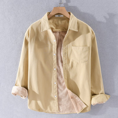 Men's Slim Fit Shirt with Pocket Detail