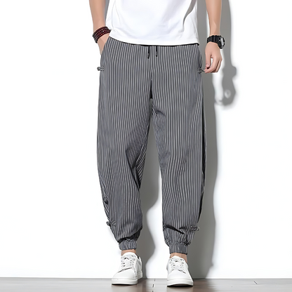 Pantaloni Chino Uomo a Gamba Dritta con Coulisse – Vestibilità Comoda