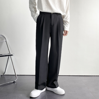 Men's Tailored Pants with Clean Cut and Sharp Lines