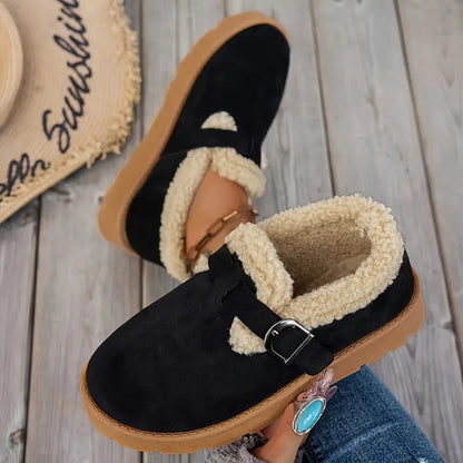 Scarpe Slip-On Invernali da Donna con Fodera Morbida e Supporto