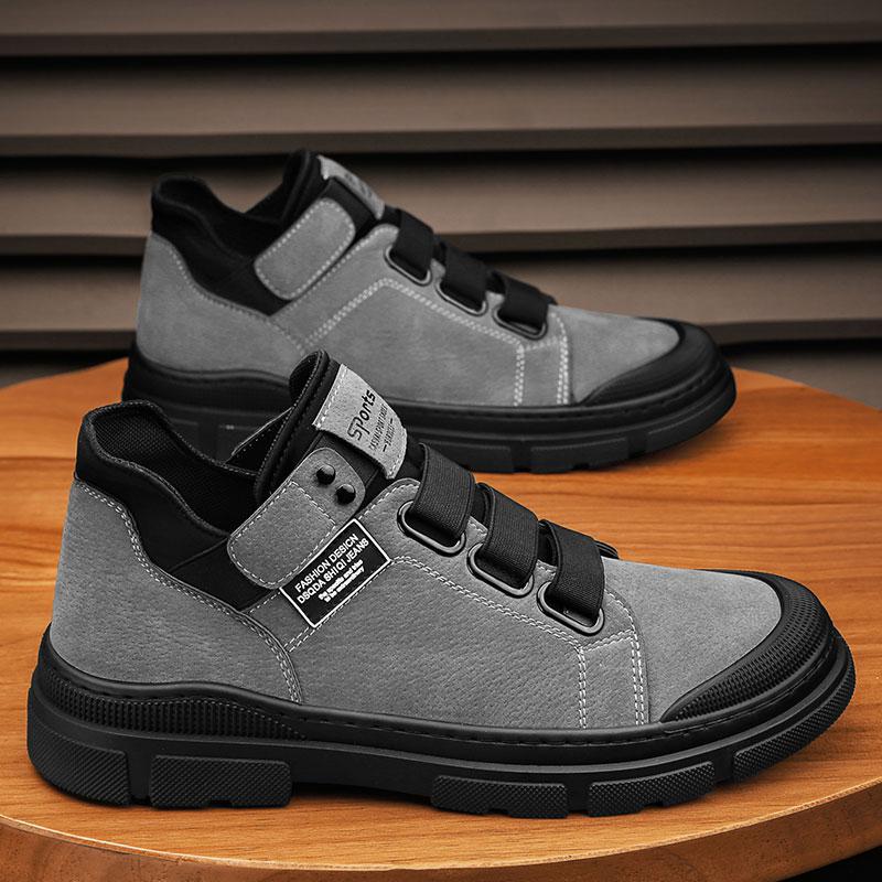 Sneakers Invernali da Uomo con Fascia Elastica e Design a Mezza Gamba