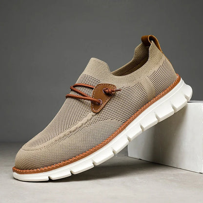 Mocassini Uomo Slip-On in Mesh Traspirante – Comfort Quotidiano