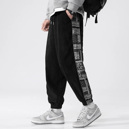 Men's Corduroy Straight-Leg Pants – Structured Design