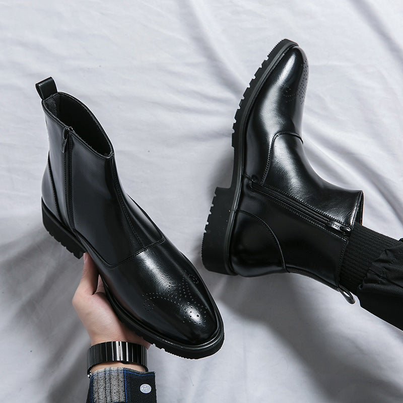 Men's Chelsea Boots With British-Inspired Design And Smooth Finish