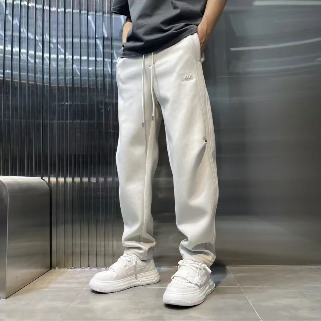 Pantaloni Tuta Uomo con Coulisse e Gamba Affusolata – Vestibilità Ampia
