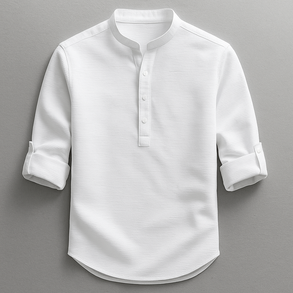Camicia Uomo con Bottoni e Colletto Classico – Vestibilità Slim Fit Elegante