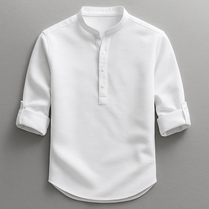 Camicia Uomo con Bottoni e Colletto Classico – Vestibilità Slim Fit Elegante