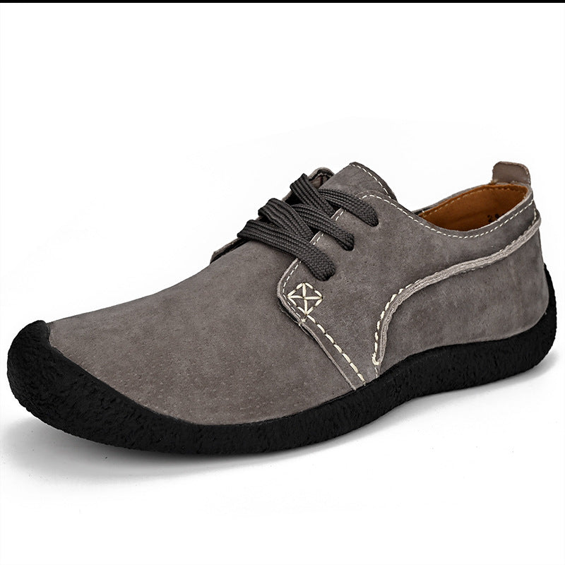 Scarpe Uomo da Escursionismo con Lacci e Punta Arrotondata – Stile Outdoor Casual