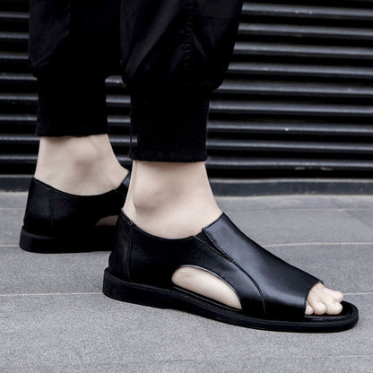 Sandalias para hombre de playa con correas ajustables y suela antideslizante – Sandalias casuales