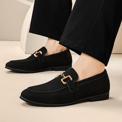 Men's Slip-On Driving Moccasins with Round Toe