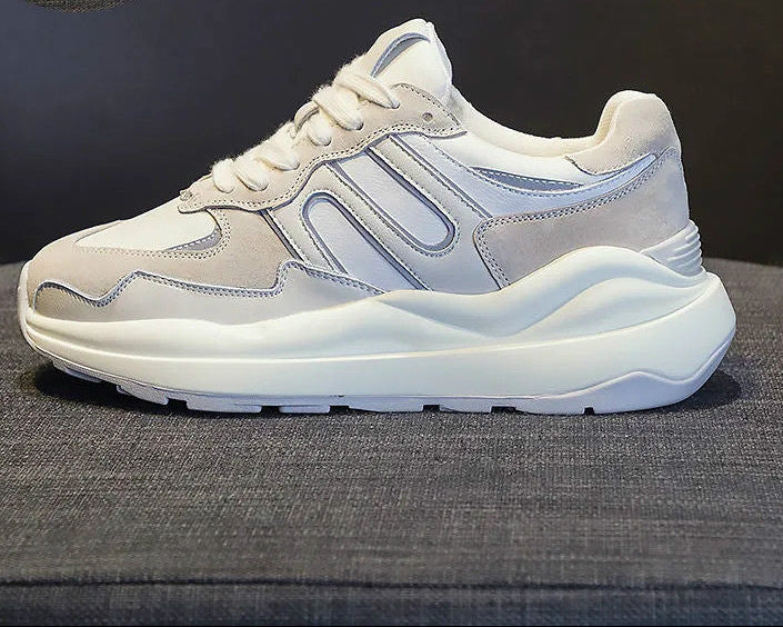 Scarpe da Corsa Autunnali da Donna con Suola Piatta e Punta Tonda, Design Versatile