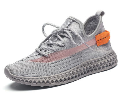 Scarpe da Ginnastica Donna in Maglia con Zeppa – Punta Tonda e Apertura Bassa