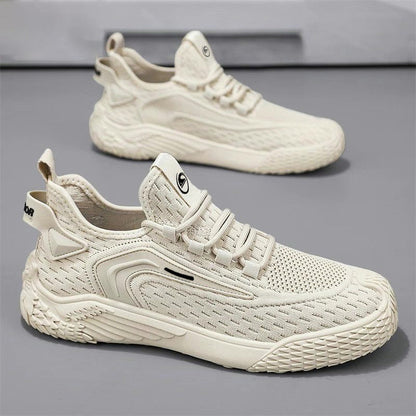 Sneakers Sportive da Uomo con Lacci, Punta Tonda e Suola Piatta