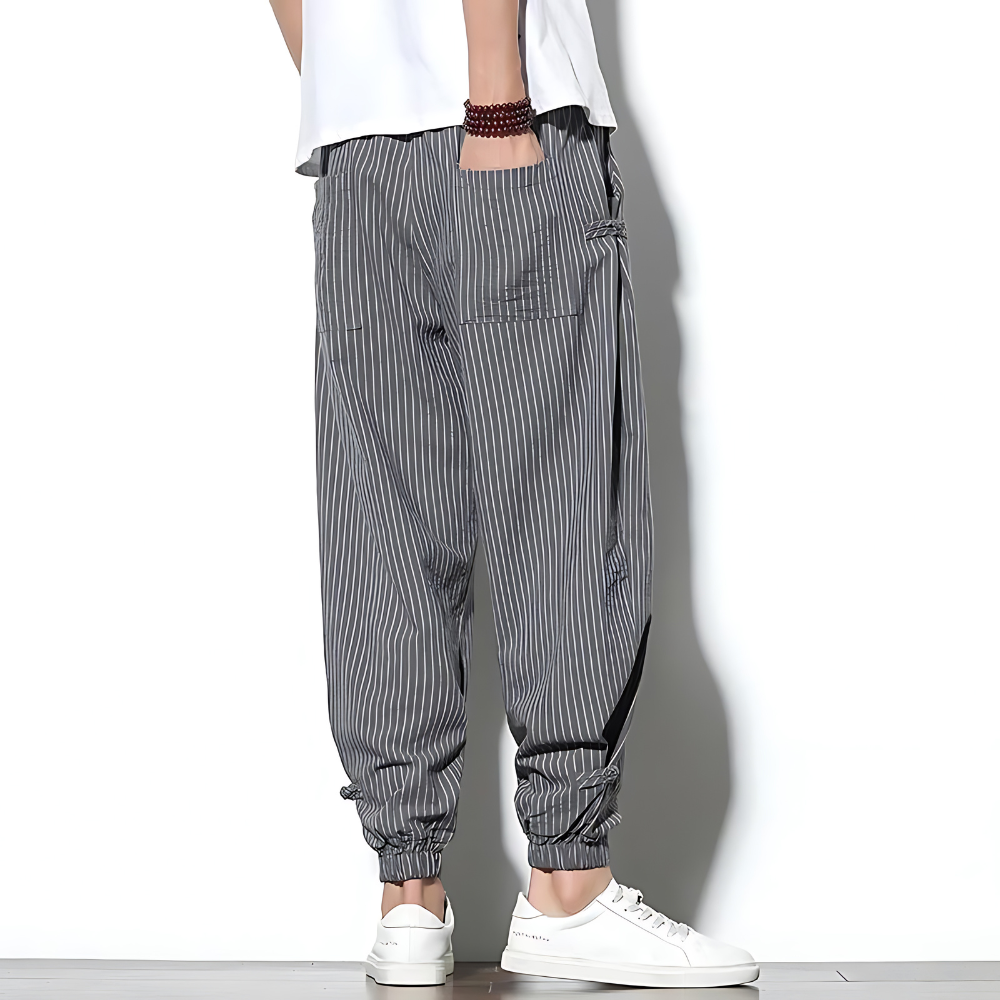 Pantaloni Chino Uomo a Gamba Dritta con Coulisse – Vestibilità Comoda