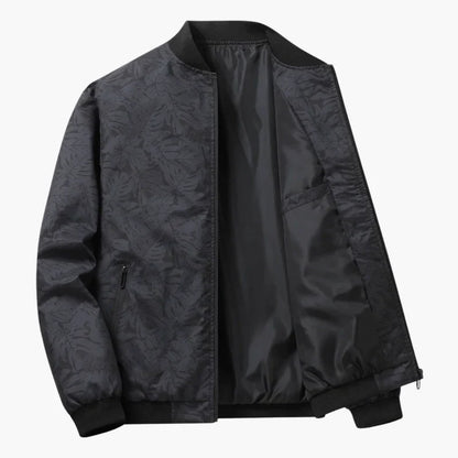 Elegant Men's Bomber Jacket for L'Autumn, with a Classic Silhouette and a Soft Fabric Finish.