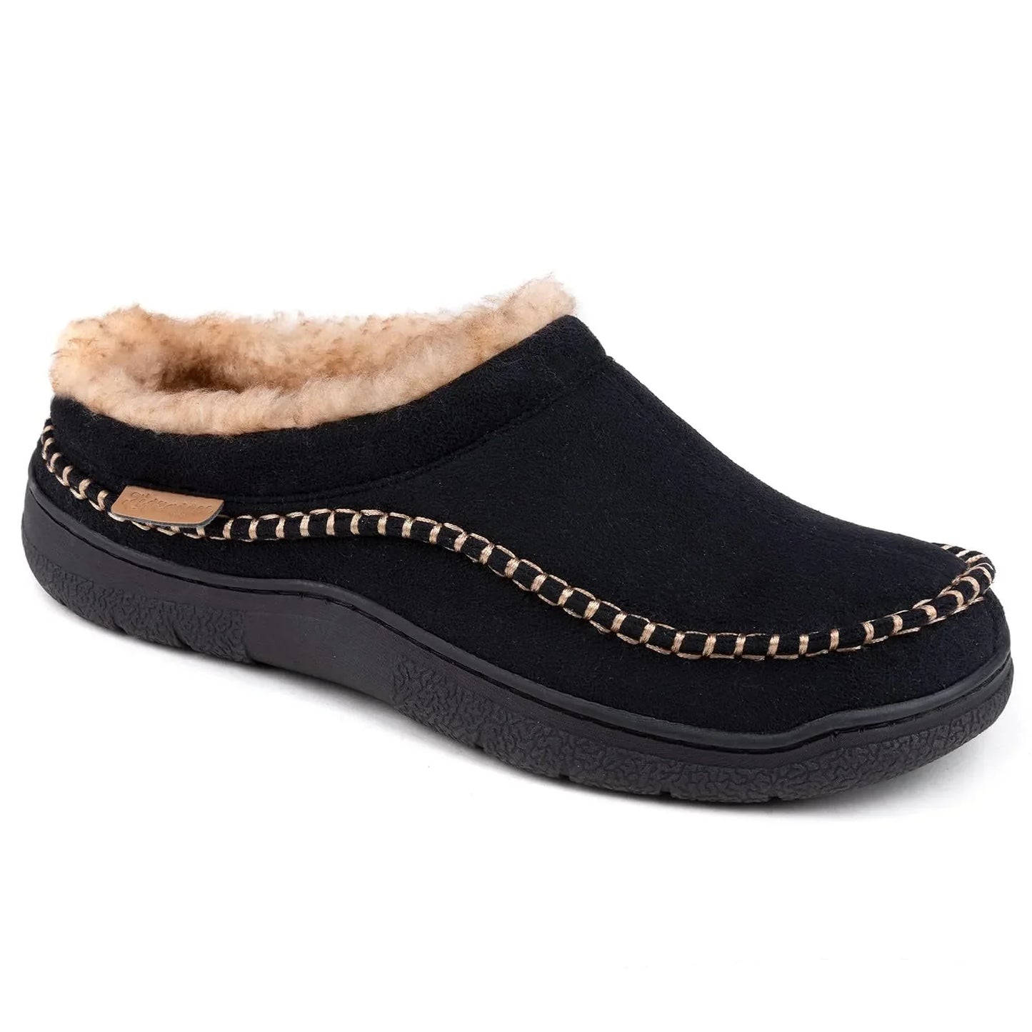 Mocassini Invernali Uomo Slip-On Punta Larga Antiscivolo Foderati in Peluche – Scarpe Calde