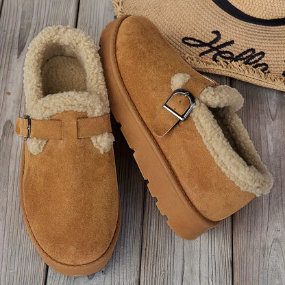Scarpe Slip-On Invernali da Donna con Fodera Morbida e Supporto