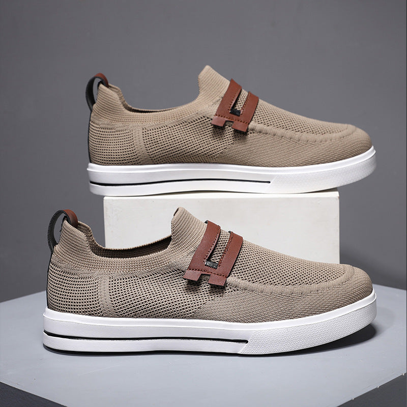 Sneakers Uomo Slip-On in Mesh Traspirante per Camminata – Leggere e Casual