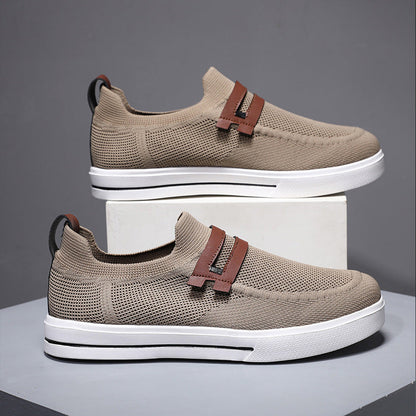 Sneakers Uomo Slip-On in Mesh Traspirante per Camminata – Leggere e Casual