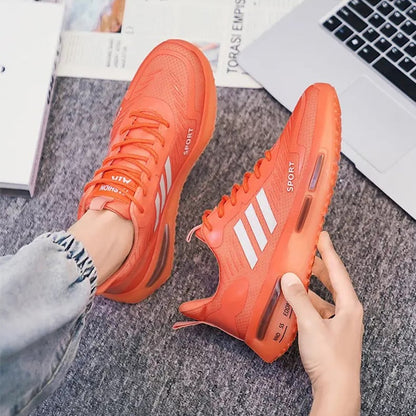 Sneakers Sportive da Uomo con Lacci, Suola ad Aria e Punta Tonda