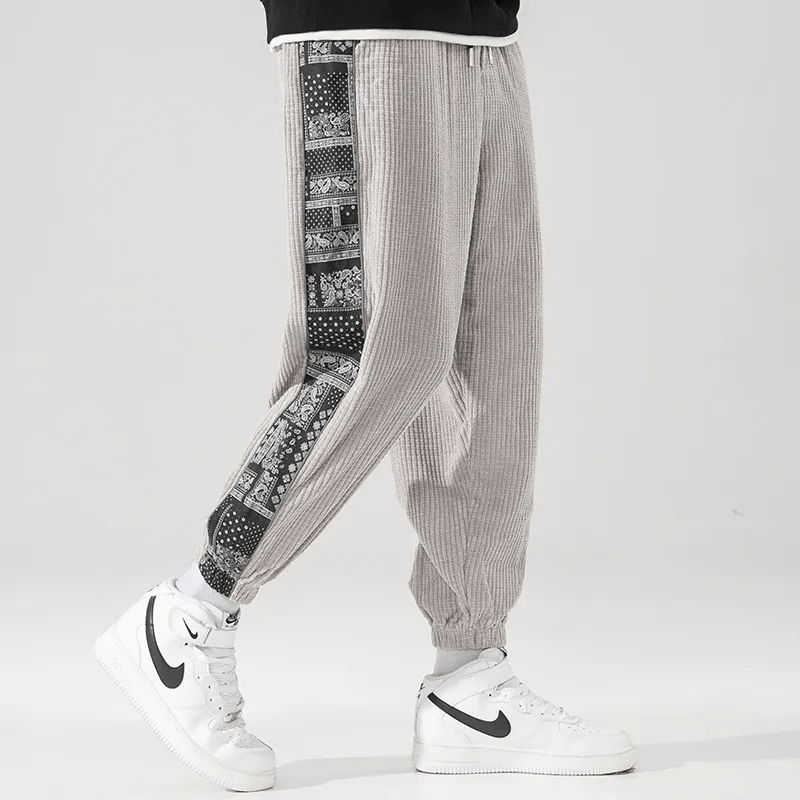 Men's Corduroy Straight-Leg Pants – Structured Design