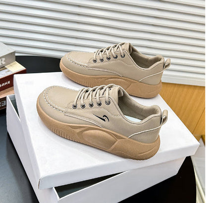Zapatos de mujer con punta afilada, tacón bajo y diseño sin cierres – Zapatos elegantes