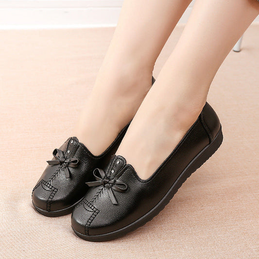Zapatos de mujer con suela plana y diseño clásico para todos los días