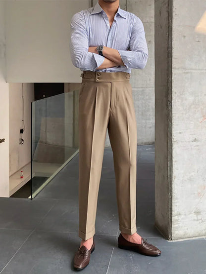 Pantalones de vestir para hombre de estilo vintage